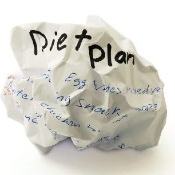 Crumpled diet plan